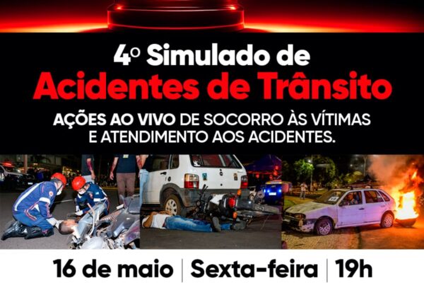 Aquidauana realiza 4º Simulado de Acidentes de Trânsito nesta sexta-feira