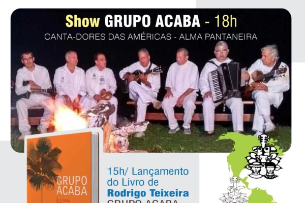 Grupo Acaba se apresenta em Aquidauana no Pantanal Tech MS 2025 com lançamento de livro